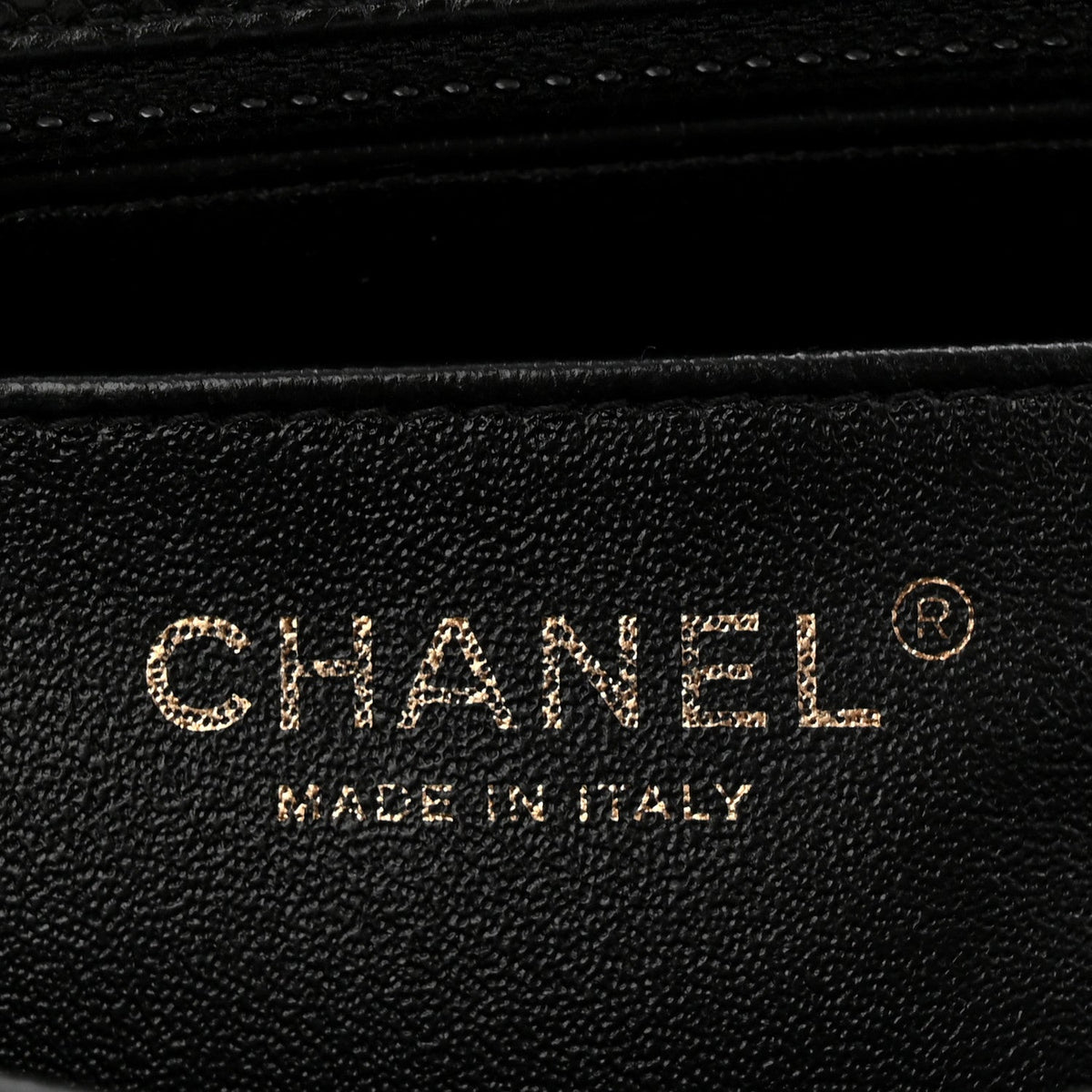 Caviar Quilted Mini Rectangular Flap Black