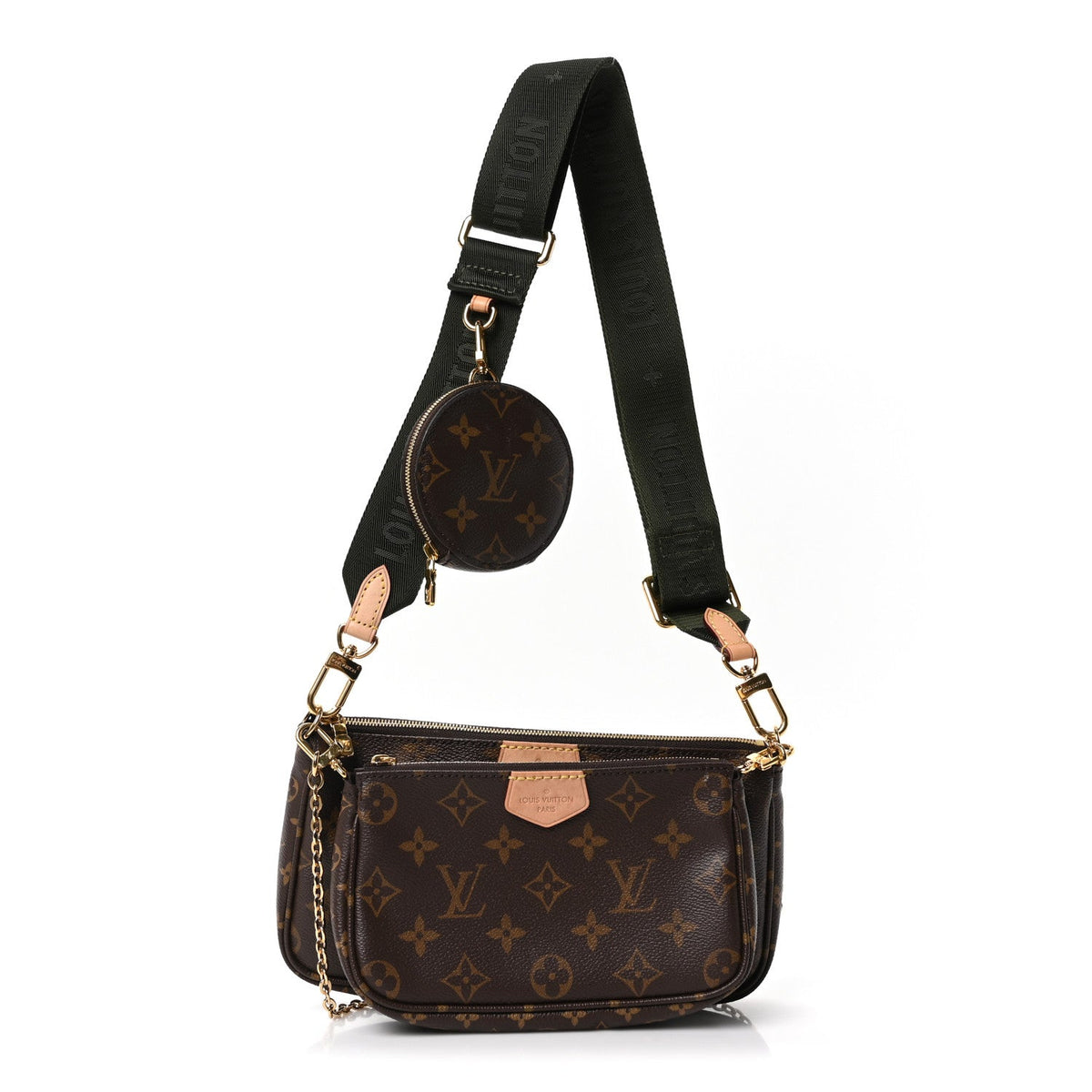 Monogram Multi Pochette Accessories Kaki