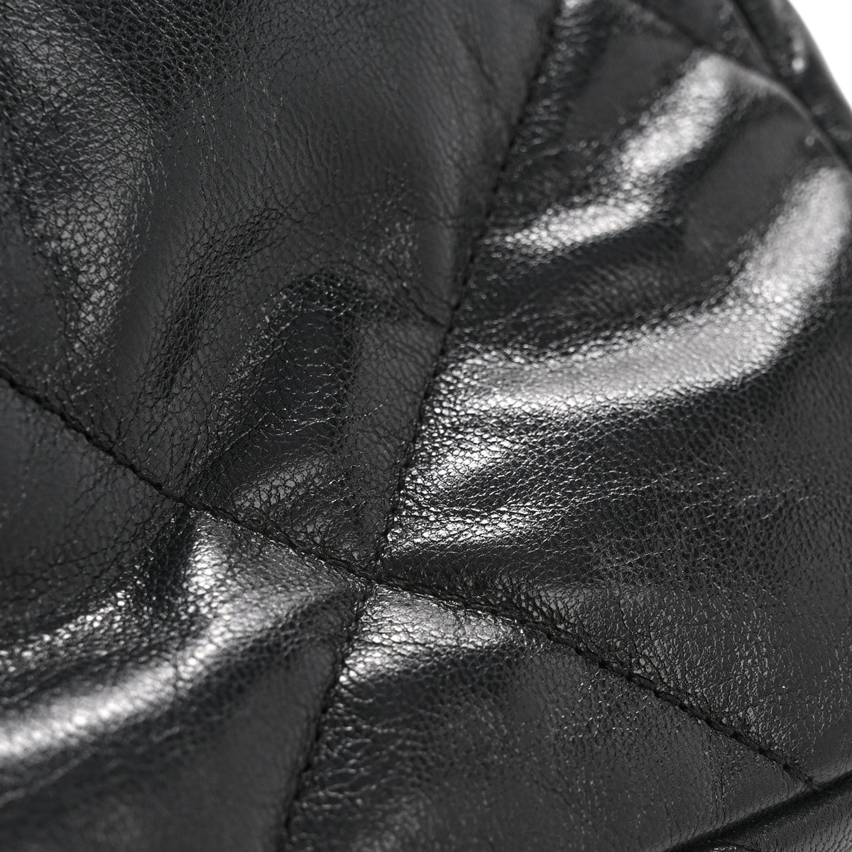 Goatskin Quilted Medium Chanel 19 Flap Black