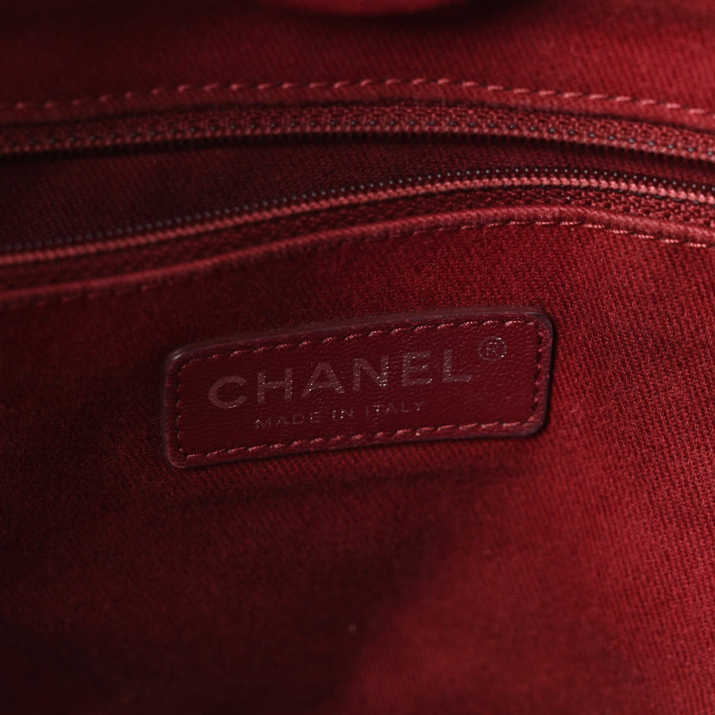 Canvas Small Deauville Tote Red