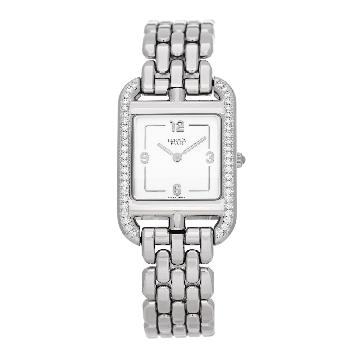 Stainless Steel Diamond Bezel 23mm Cape Cod Quartz Watch