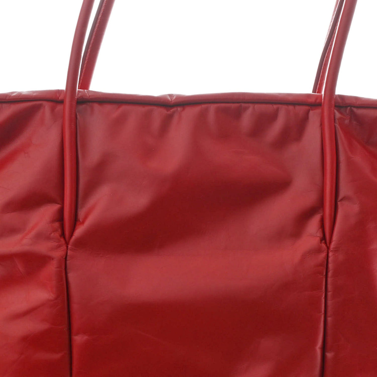 Calfskin Polly Tote Red