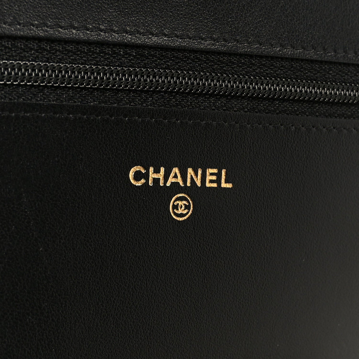Caviar Quilted Boy Wallet On Chain WOC Black