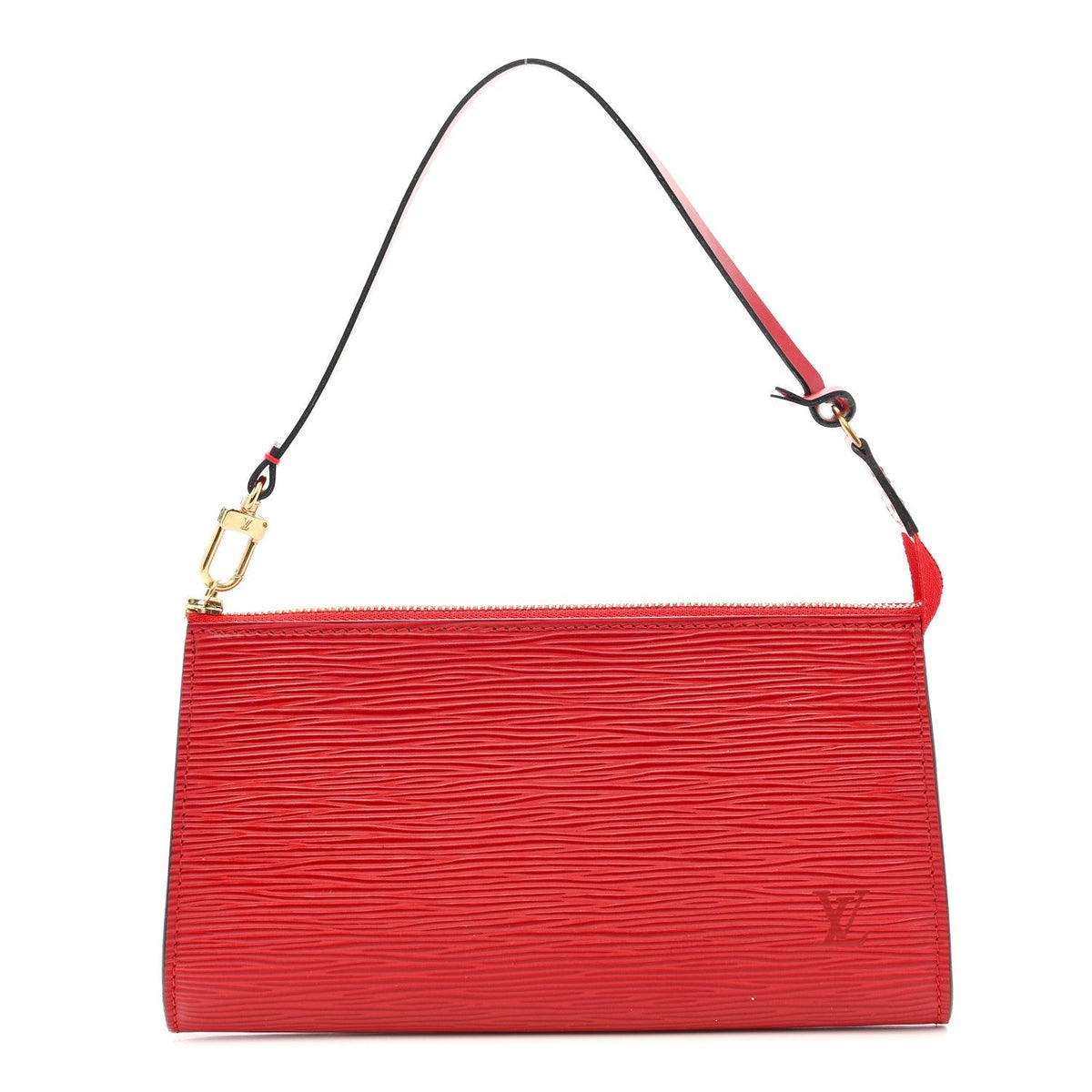 Epi Pochette Accessories 21 Castillan Red