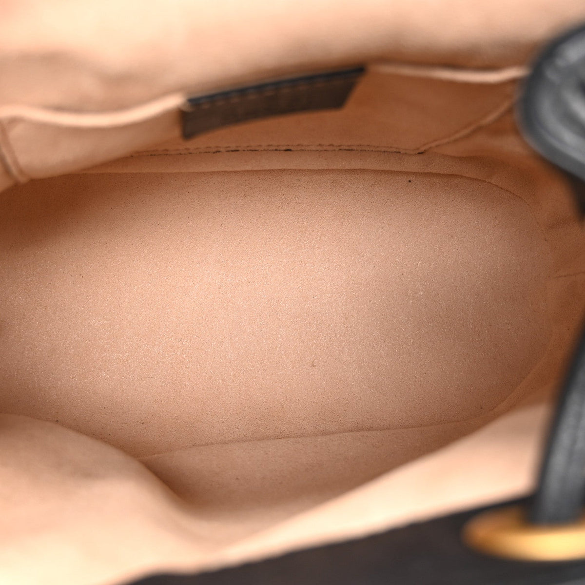Calfskin Matelasse GG Marmont Flap Backpack Black