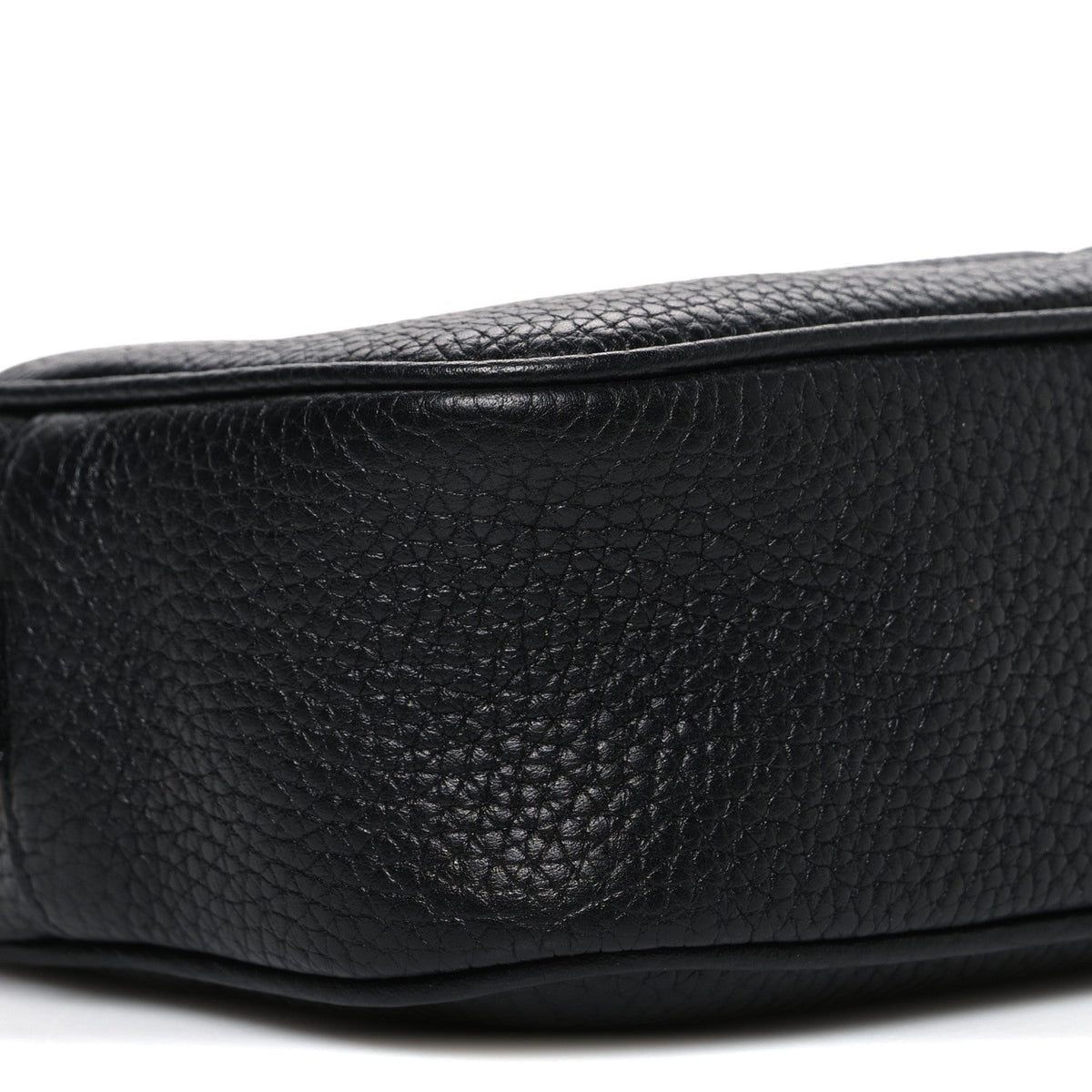 Pebbled Calfskin Mini Soho Disco Bag Black