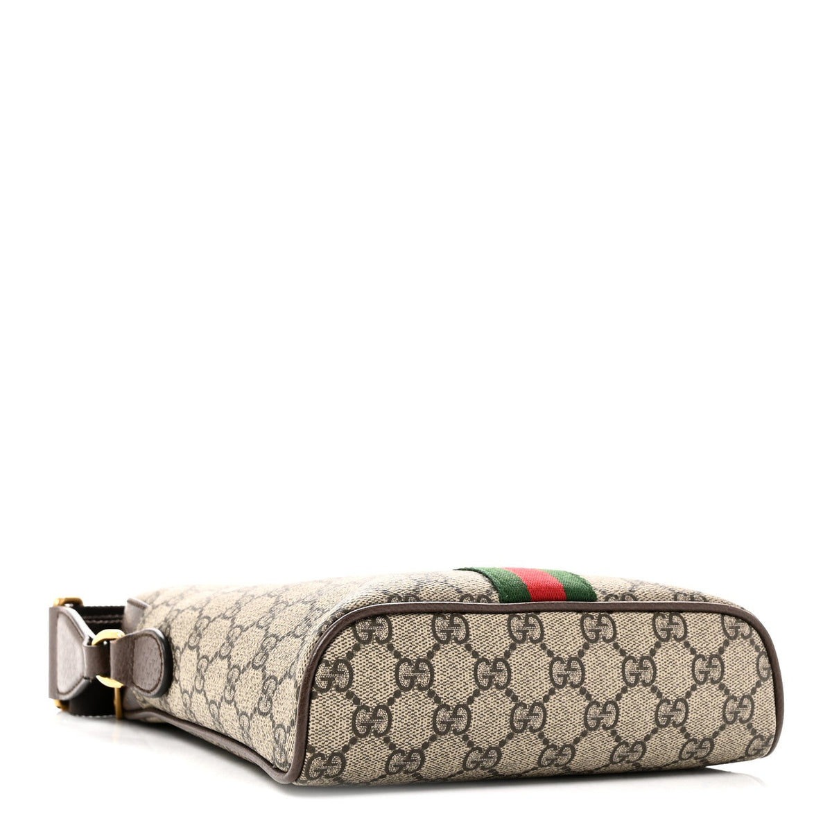 GG Supreme Monogram Web Small Ophidia Slingbag Beige Ebony New Acero