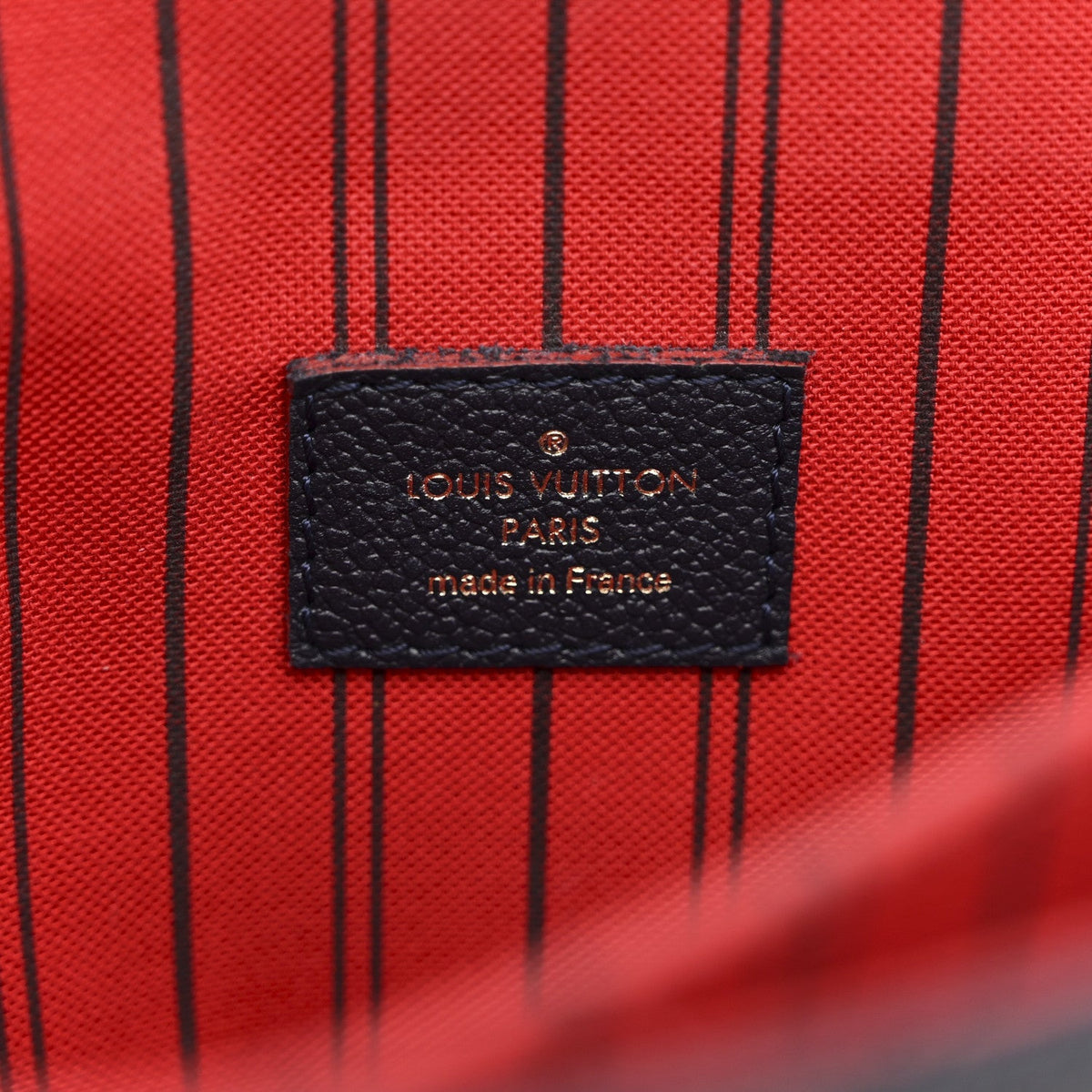 Empreinte Pochette Metis Marine Rouge