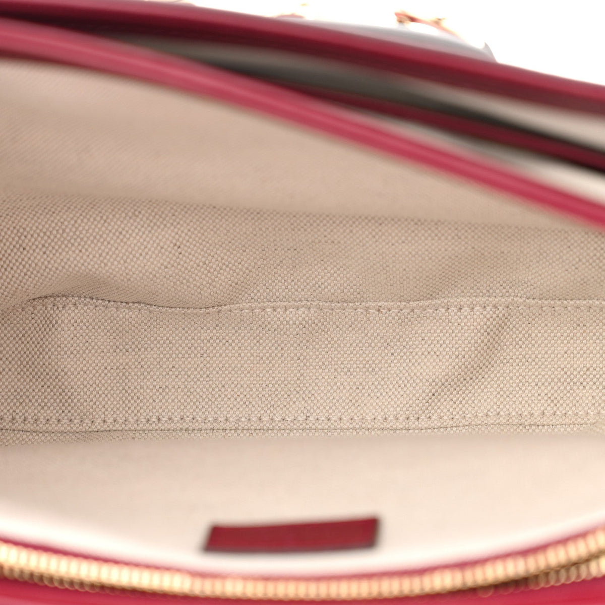 GG Supreme Monogram Horsebit 1955 Soft Small Shoulder Bag Beige Ebony Rosso Ancora
