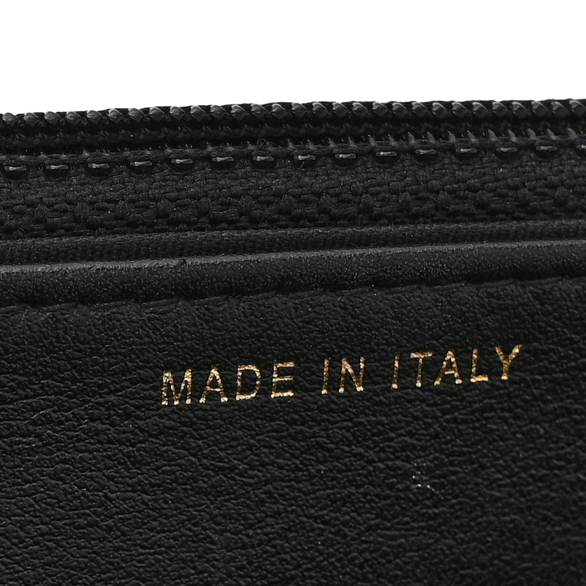 Caviar Quilted CC Filigree Wallet On Chain WOC Black