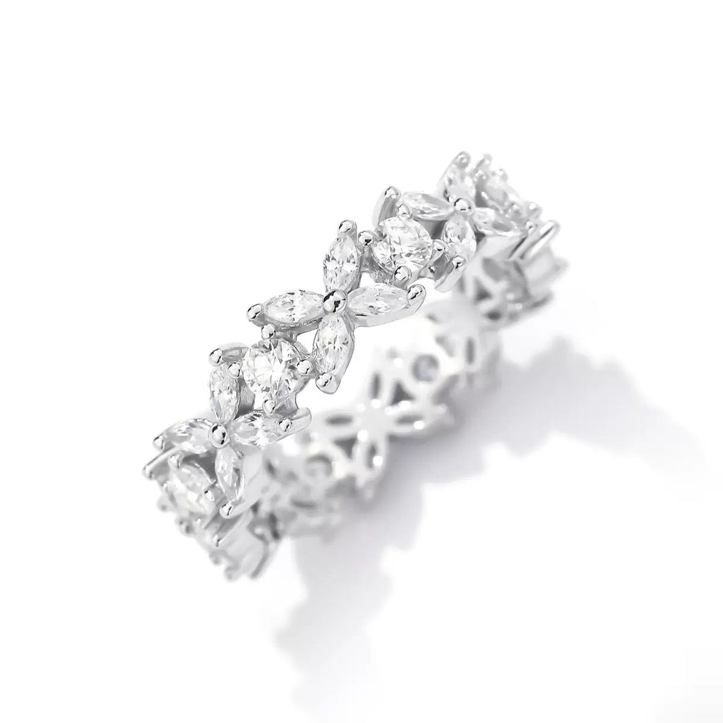 Moissanite Butterfly Band