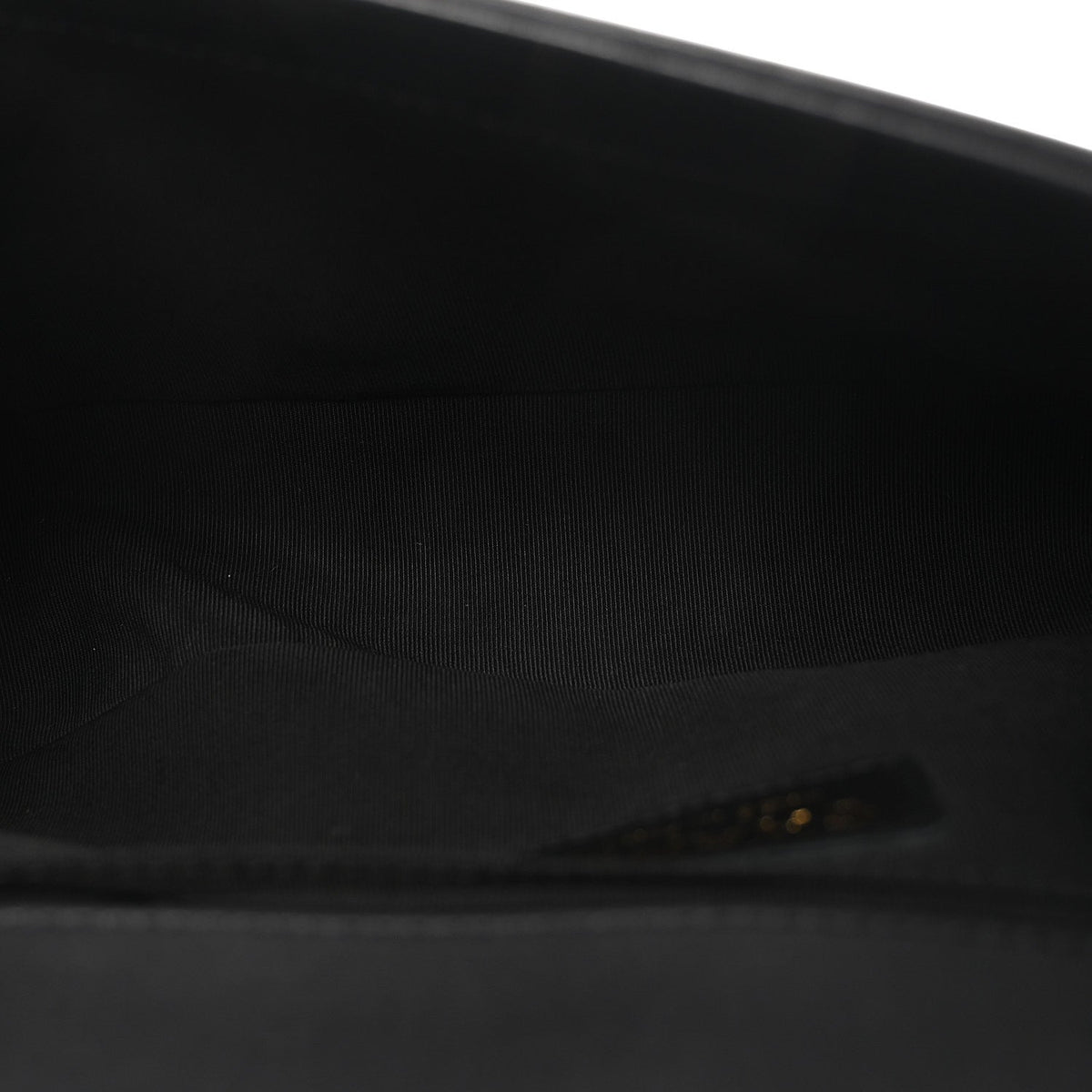 Lambskin Chevron Quilted Medium Boy Flap Black
