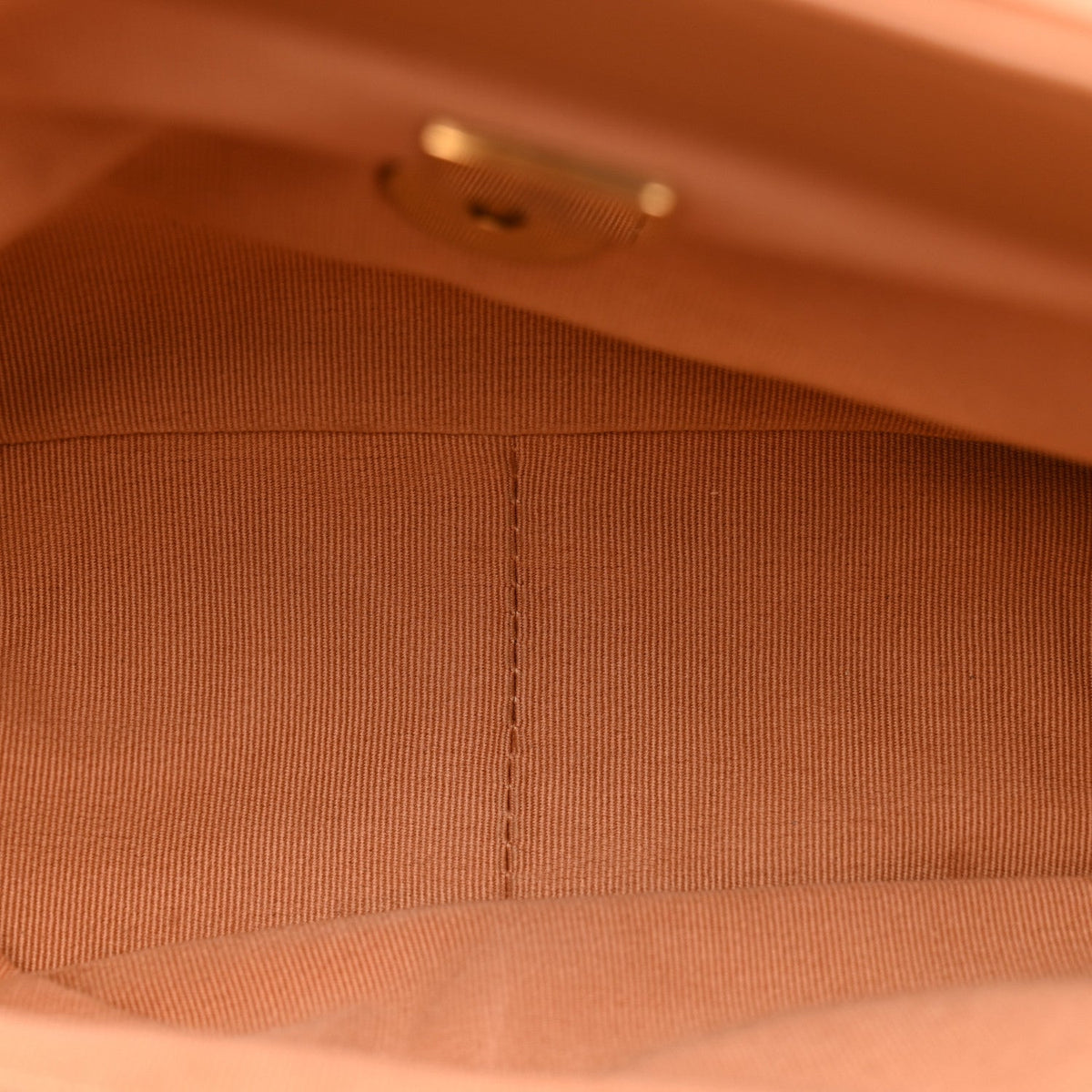 Lambskin Quilted Medium Chanel 19 Flap Brown