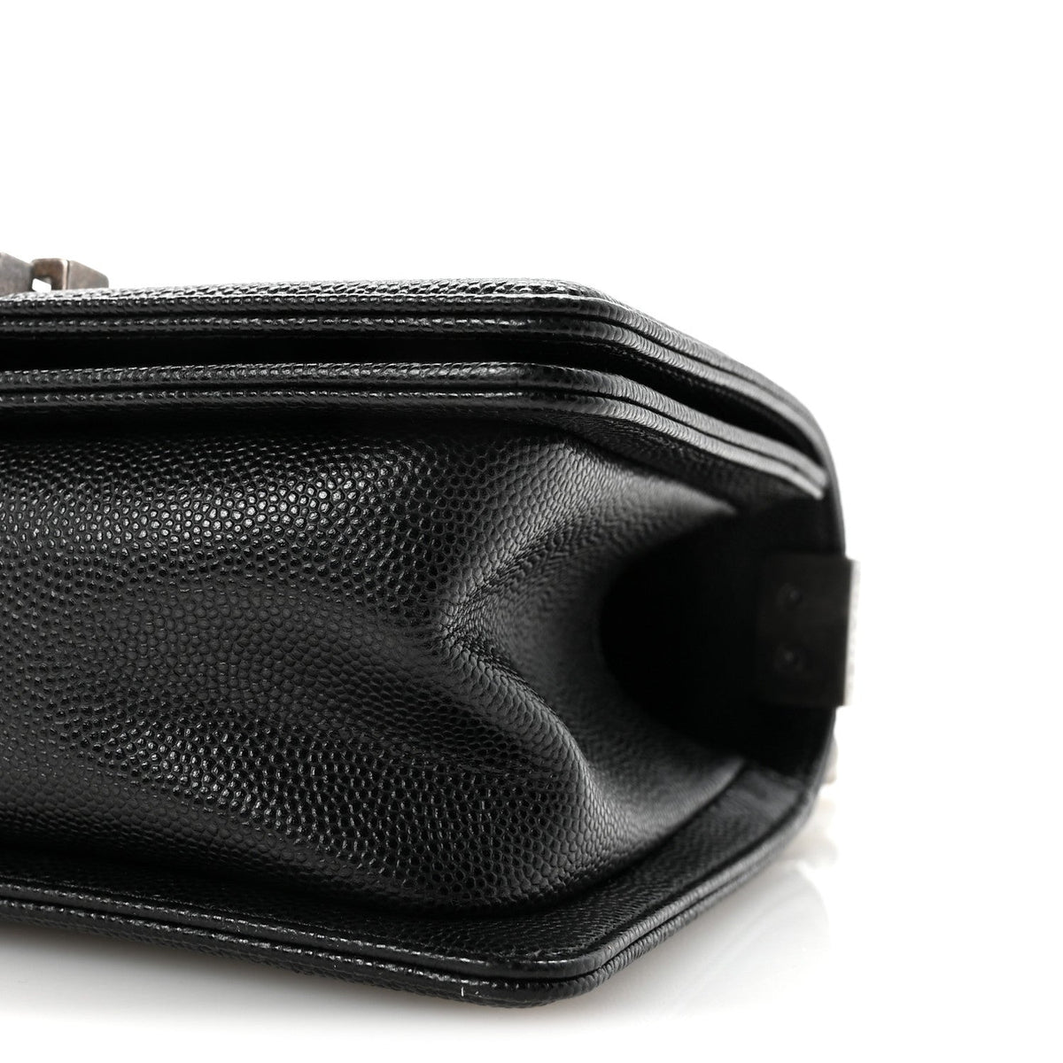 Caviar Quilted Small Boy Flap Black