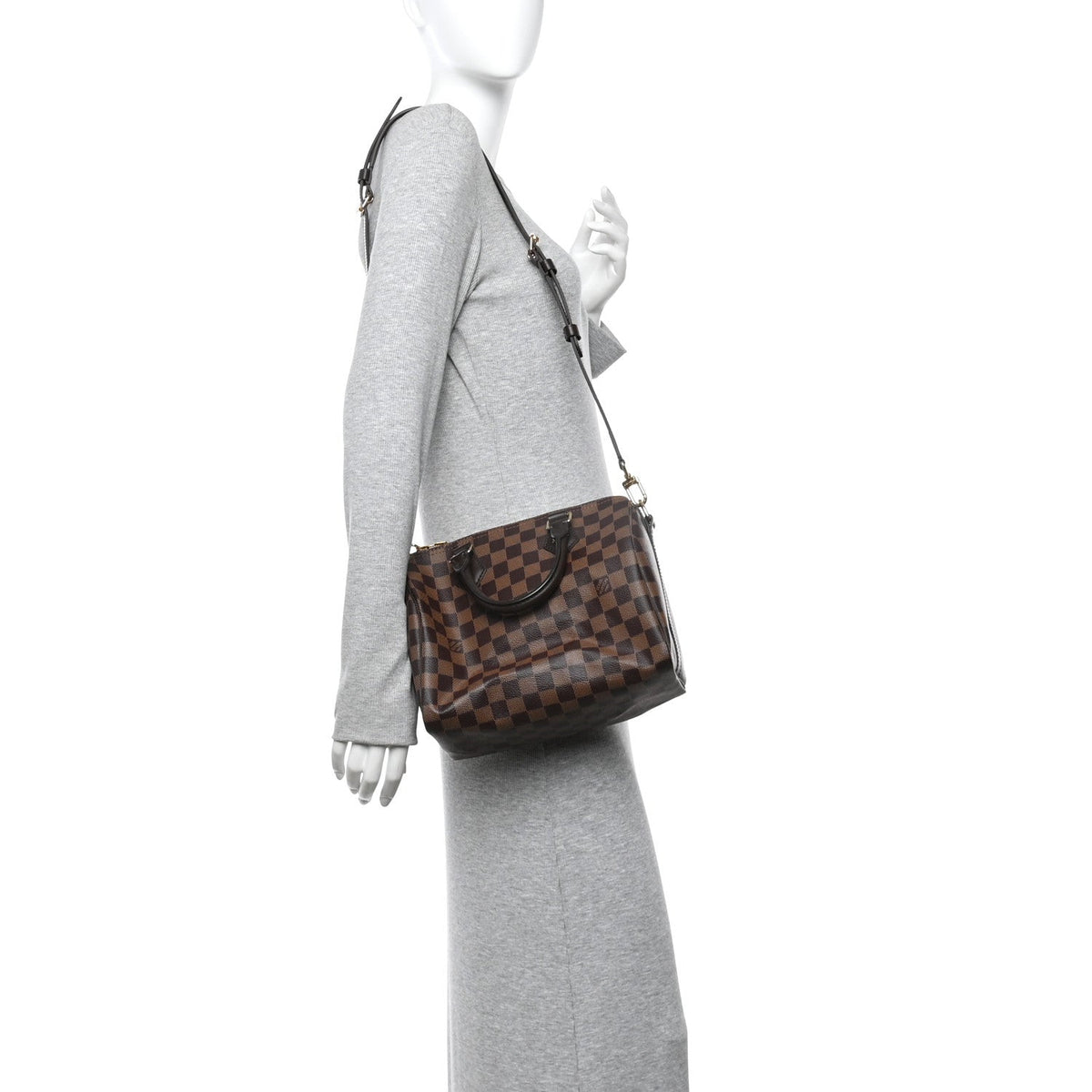 Damier Ebene Speedy Bandouliere 25
