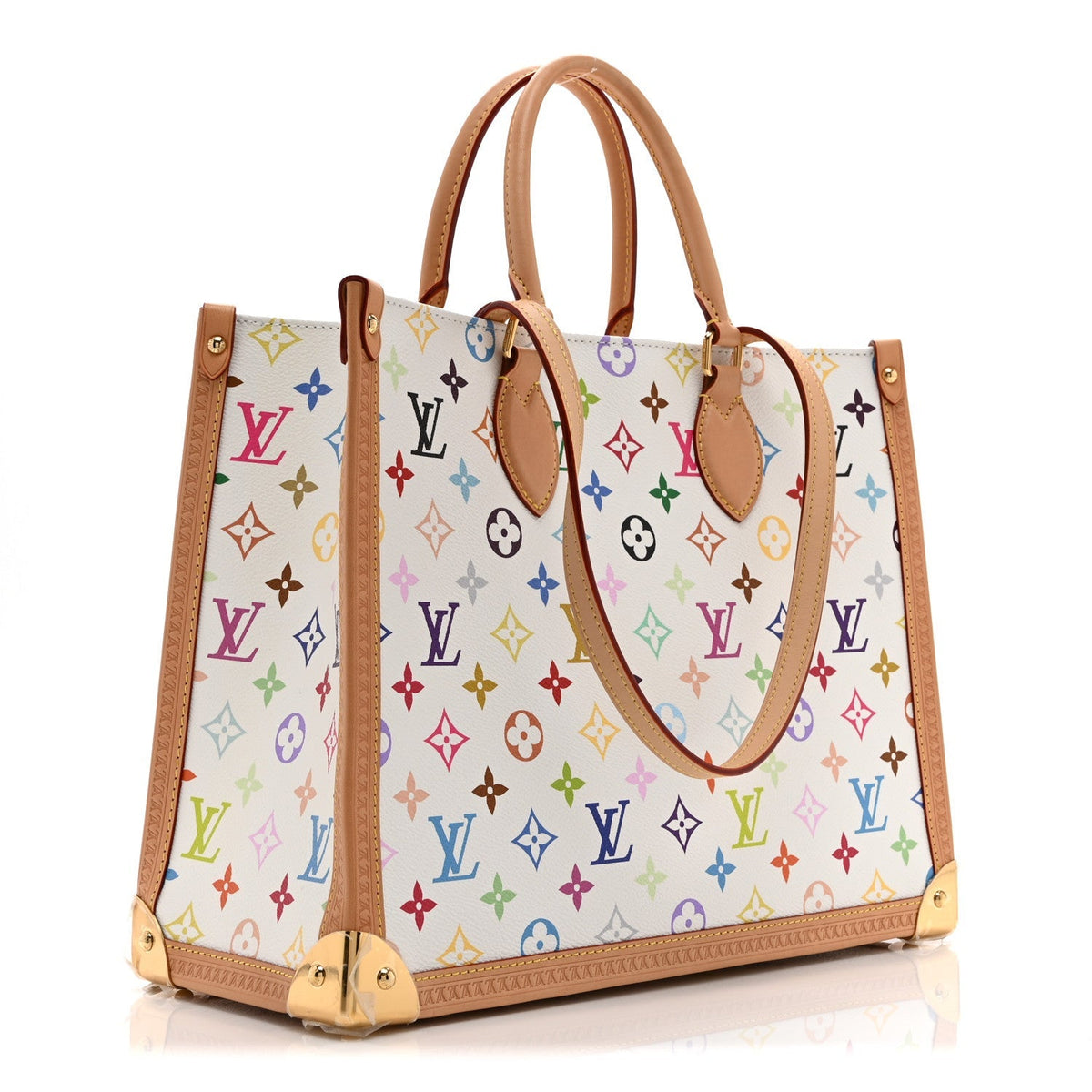 LV X TM Monogram Multicolor Onthego MM White