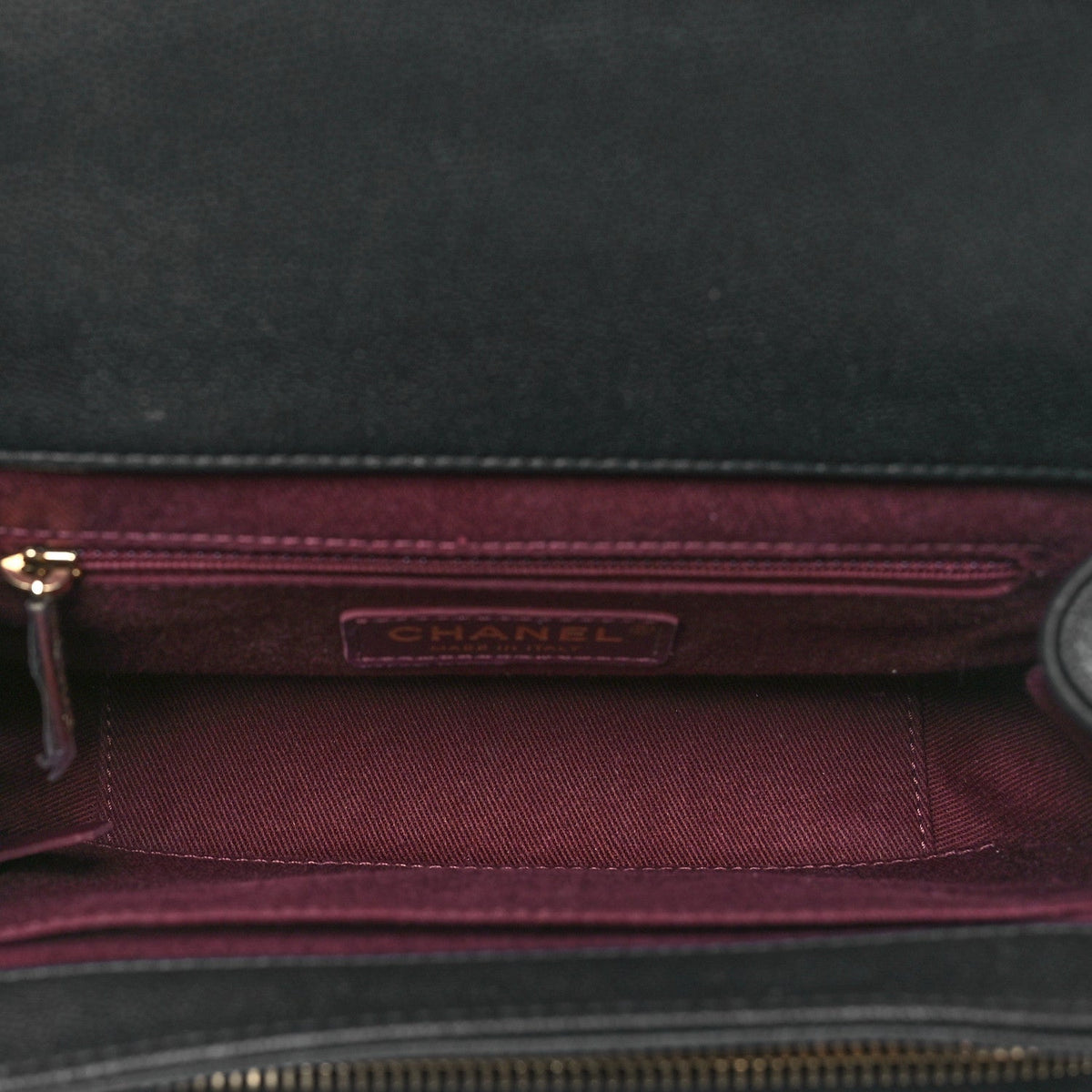 Caviar Quilted Small Business Affinity Flap Black