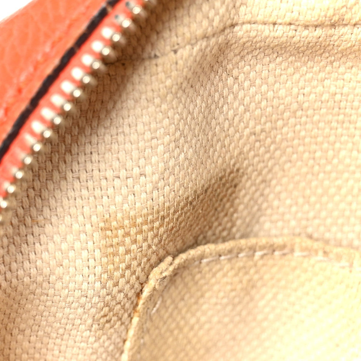 Pebbled Calfskin Small Soho Disco Bag Sun Orange
