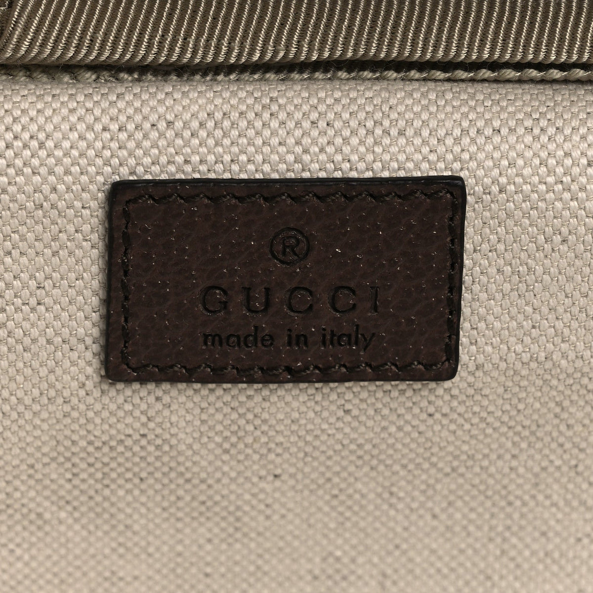 GG Supreme Monogram Web Medium Savoy Trolley Beige Ebony