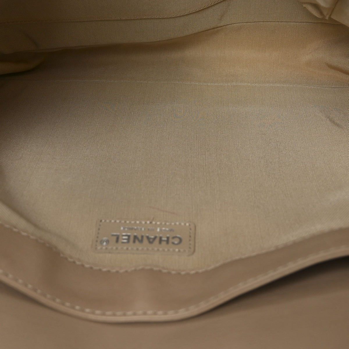 Calfskin Large Boy Reverso Flap  Beige