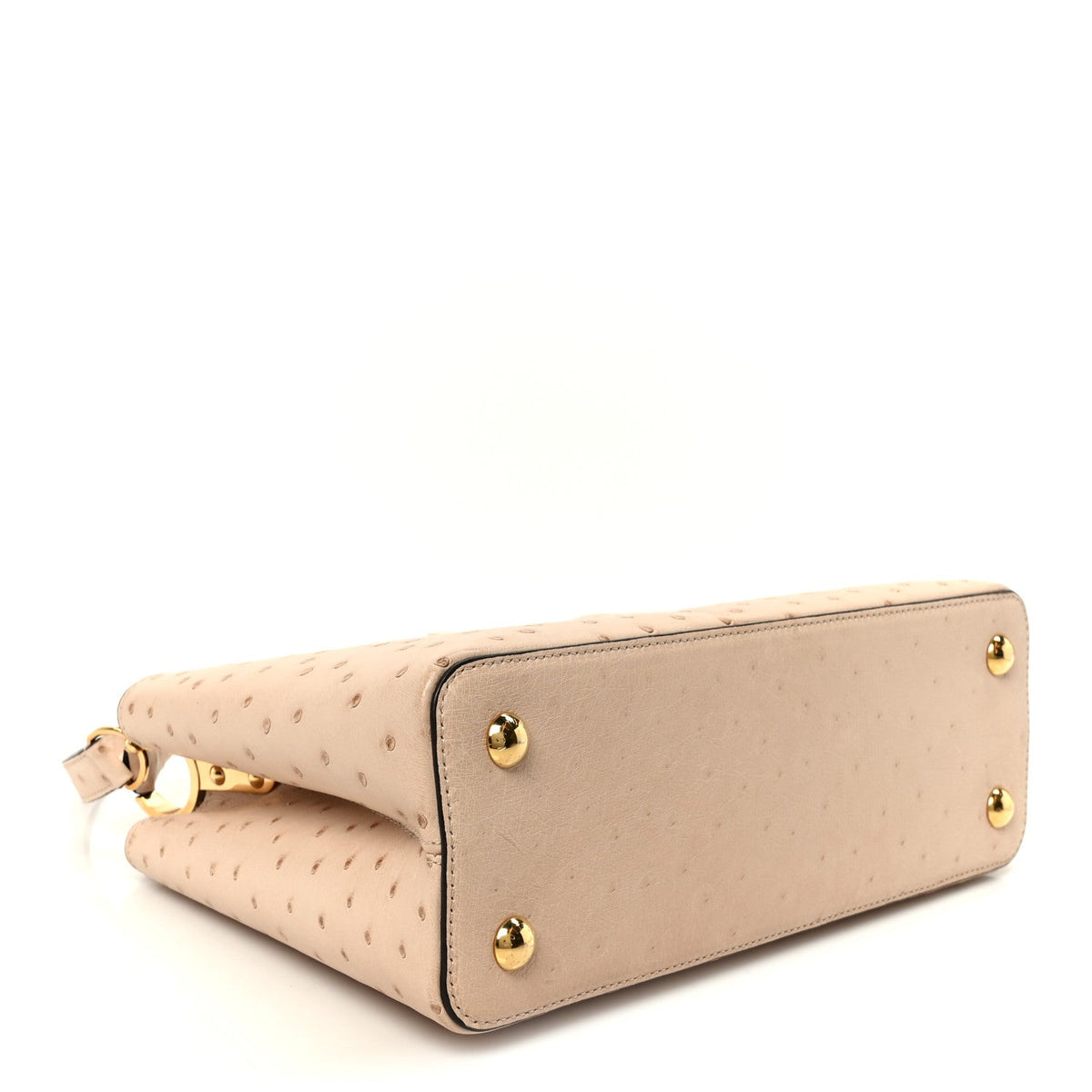 Ostrich Capucines PM Rose Champagne