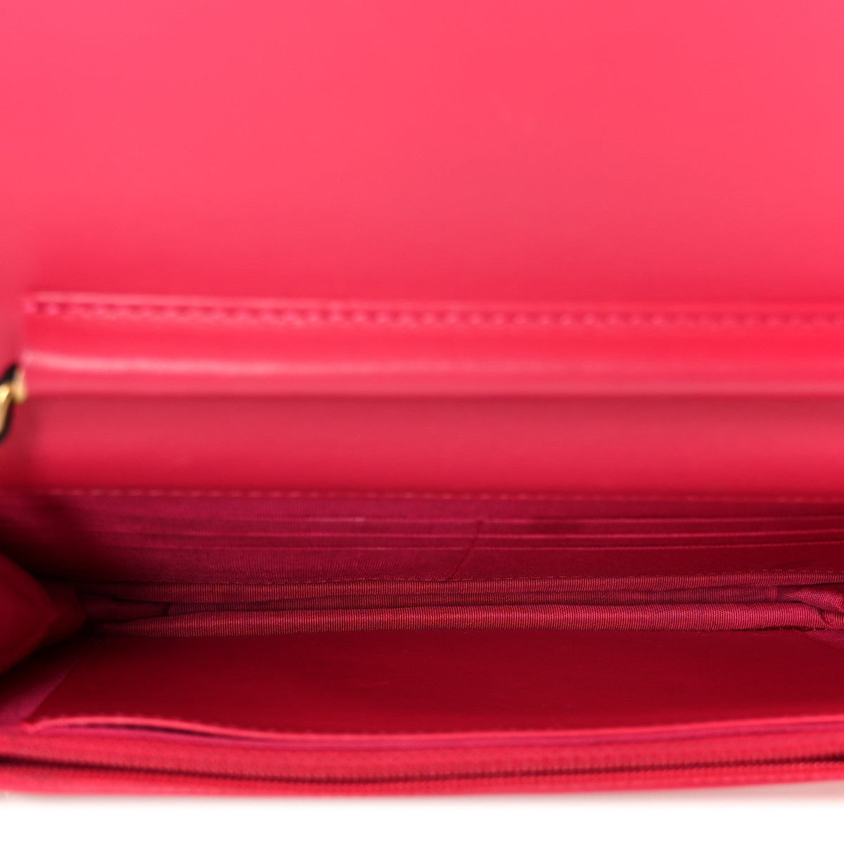 Tweed Calfskin Signe Wallet On Chain WOC Black Pink Orange