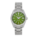 Stainless Steel 40mm Heritage Collection GMT Automatic Watch Green SBGJ259