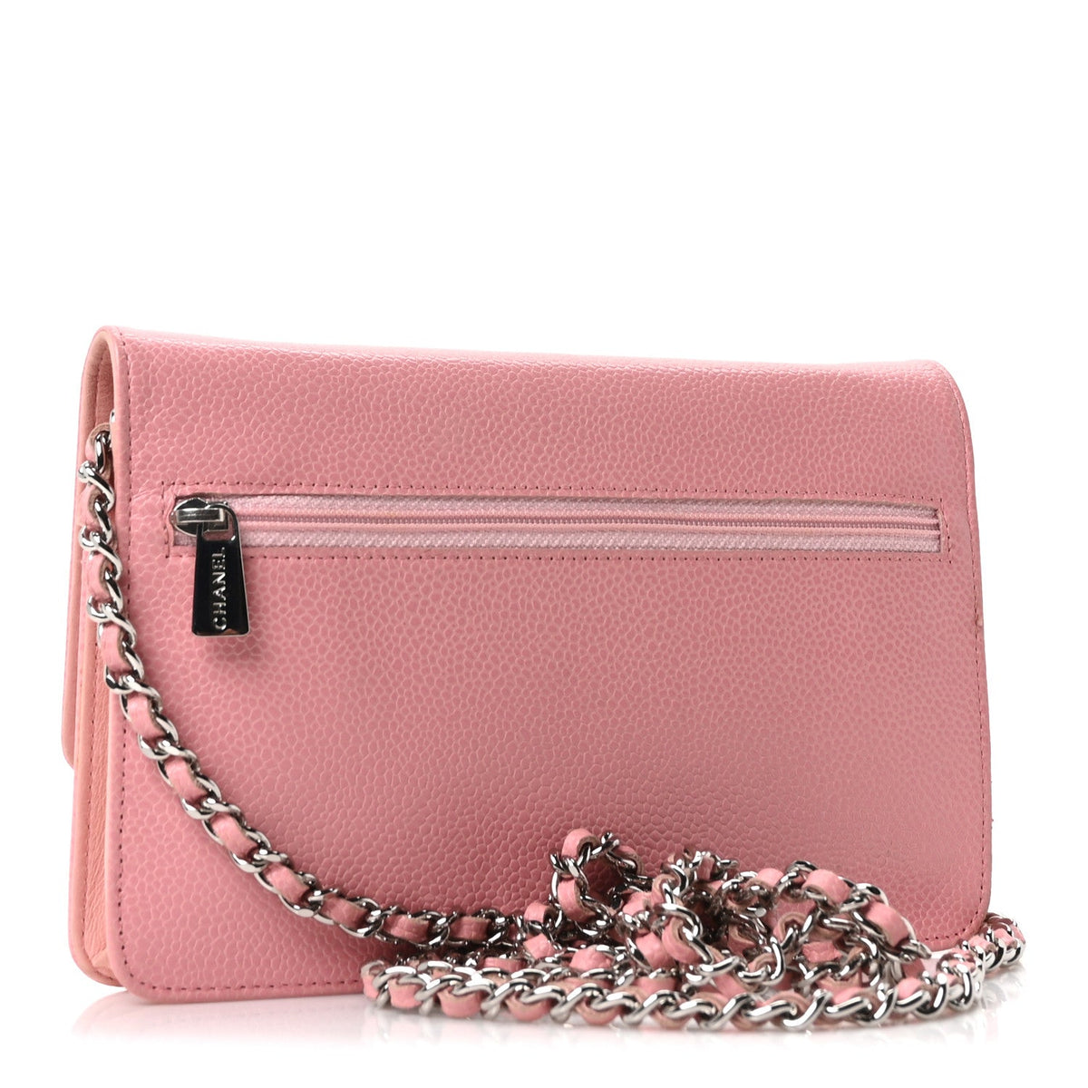 Caviar Timeless CC Wallet on Chain WOC Pink