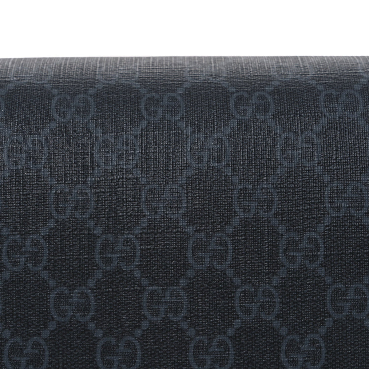 GG Supreme Monogram Appia Calfskin Web Crossbody Bag Black Grey