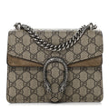 GG Supreme Monogram Mini Dionysus Shoulder Bag Taupe