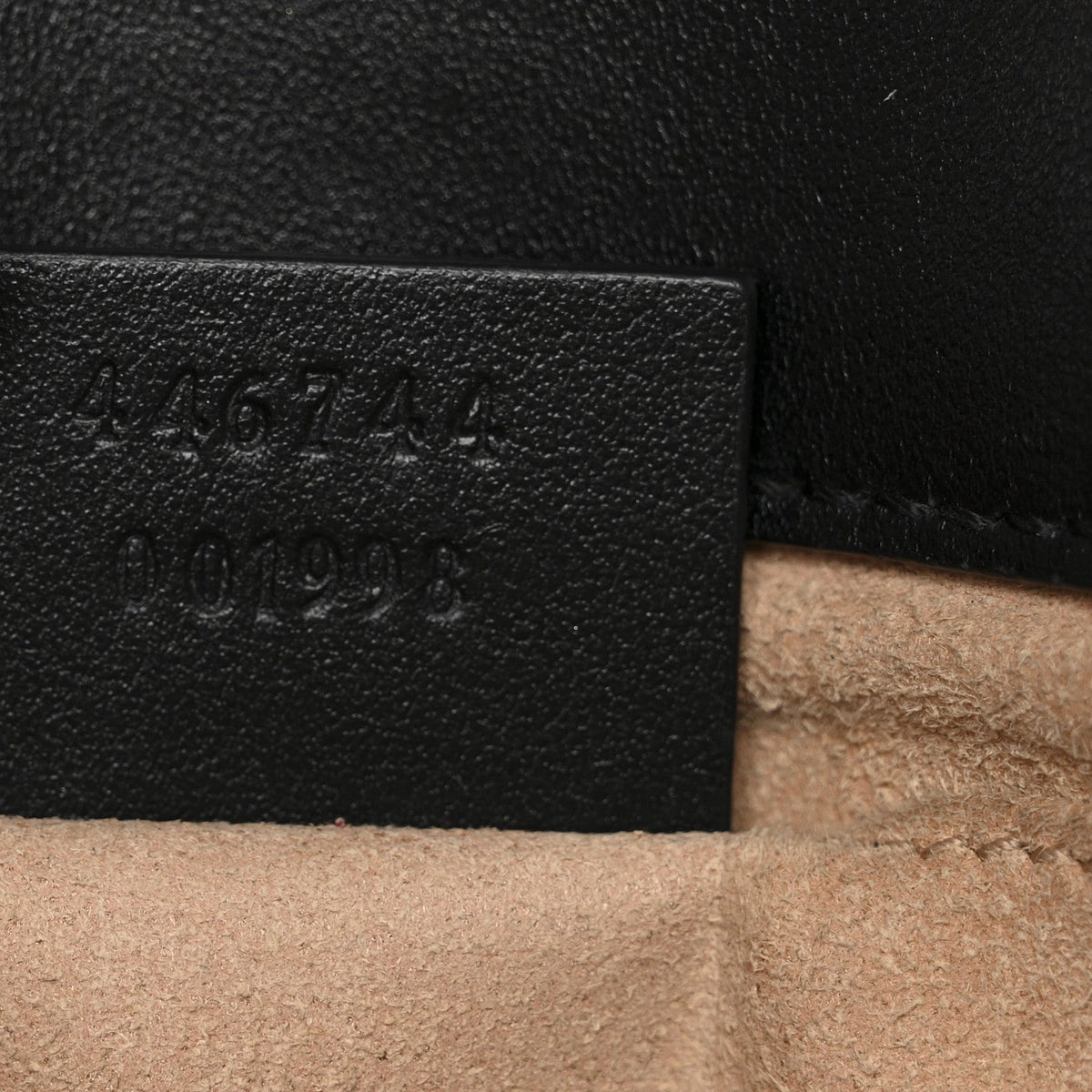 Calfskin Matelasse Mini GG Marmont Shoulder Bag Black