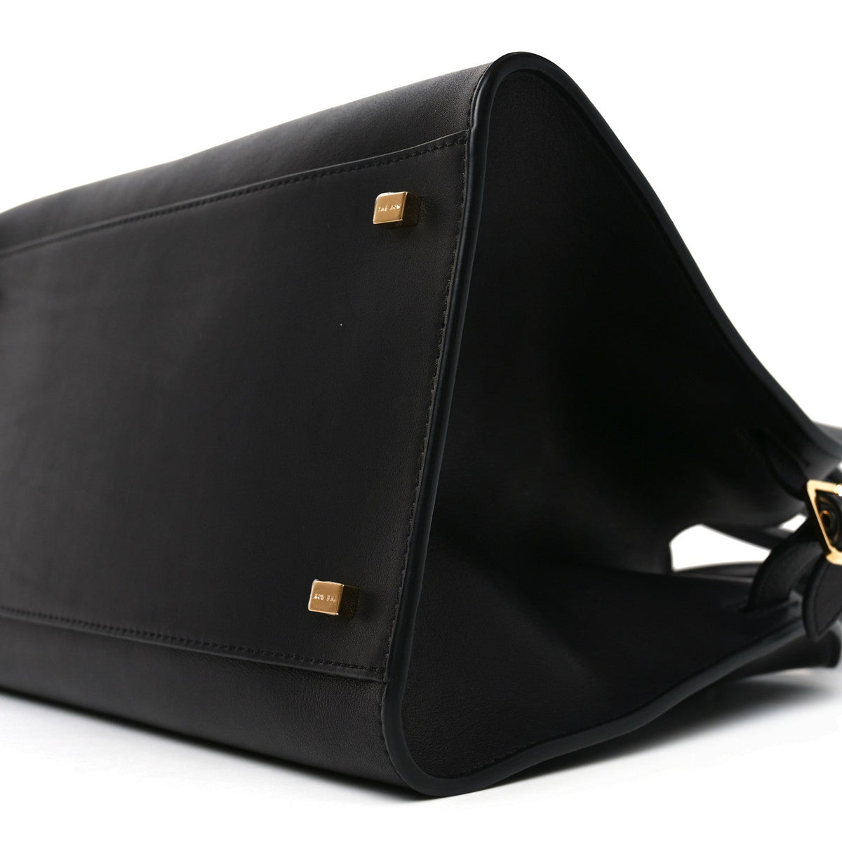Polished Saddle Calfskin Soft Margaux 12 Black