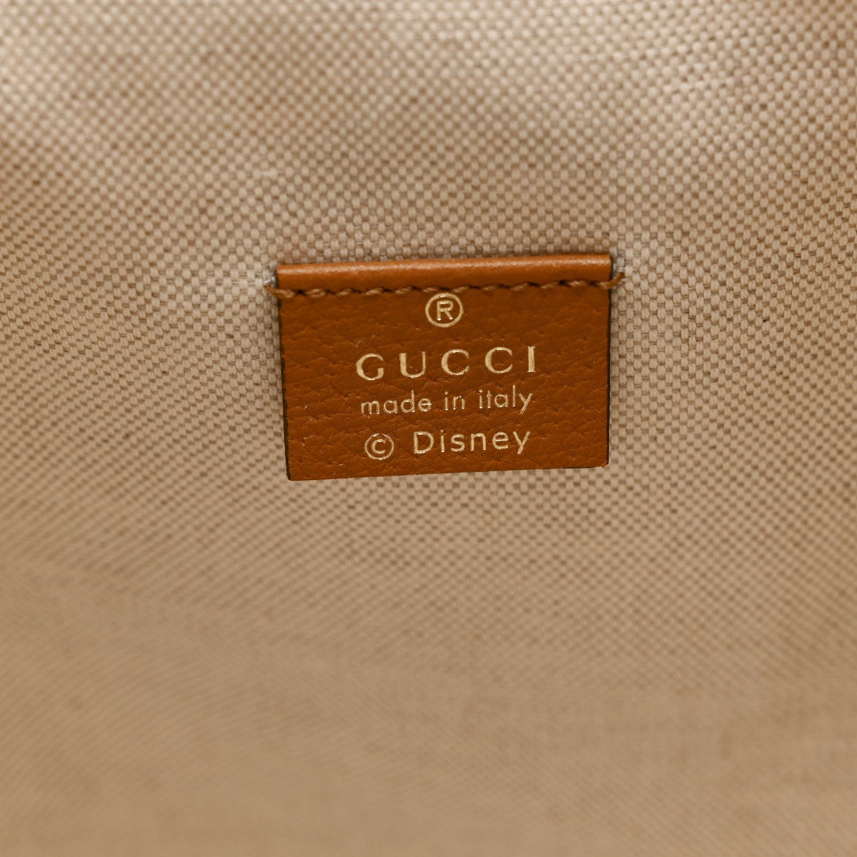 X DISNEY Mini Vintage GG Supreme Monogram Bucket Bag Beige Vintage Sun Oil