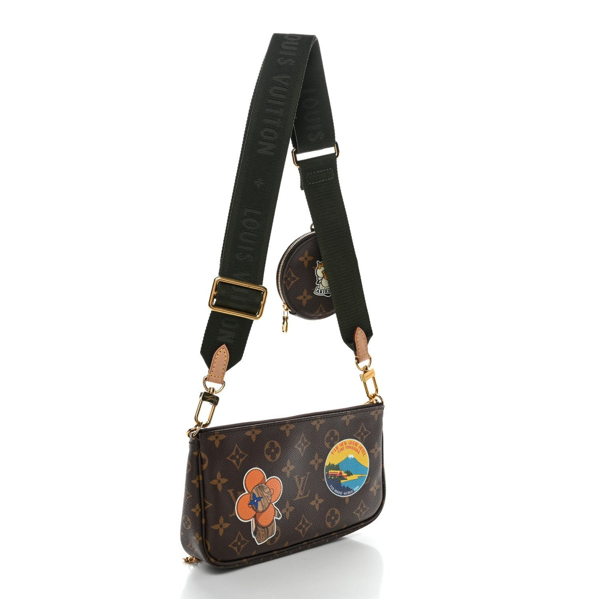 Monogram My LV World Tour Multi Pochette Accessories Kaki