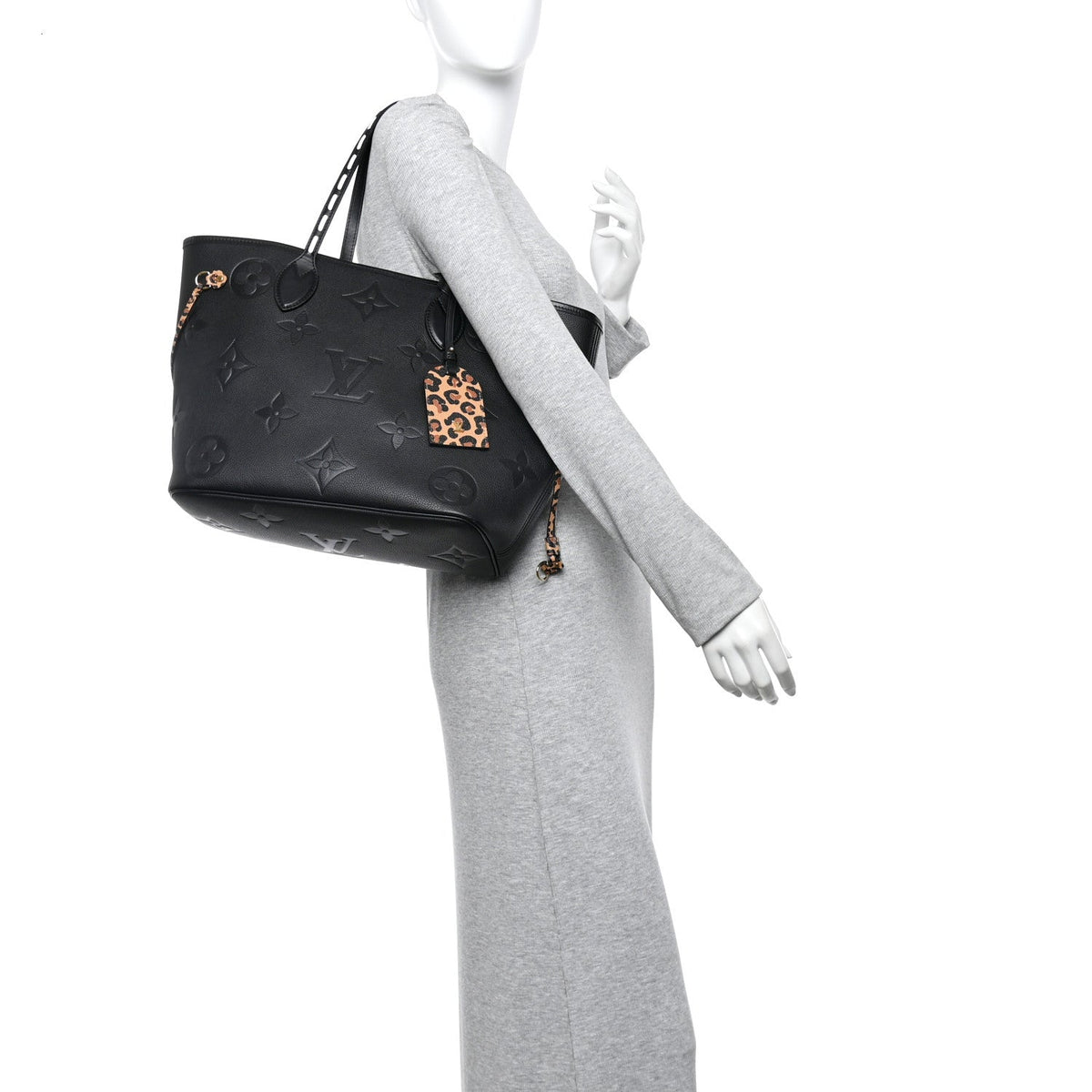 Empreinte Monogram Giant Wild at Heart Neverfull MM Black