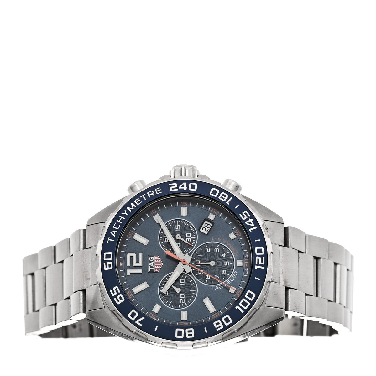 Stainless Steel 43mm Formula 1 Chronograph Quartz Watch Blue CAZ1014