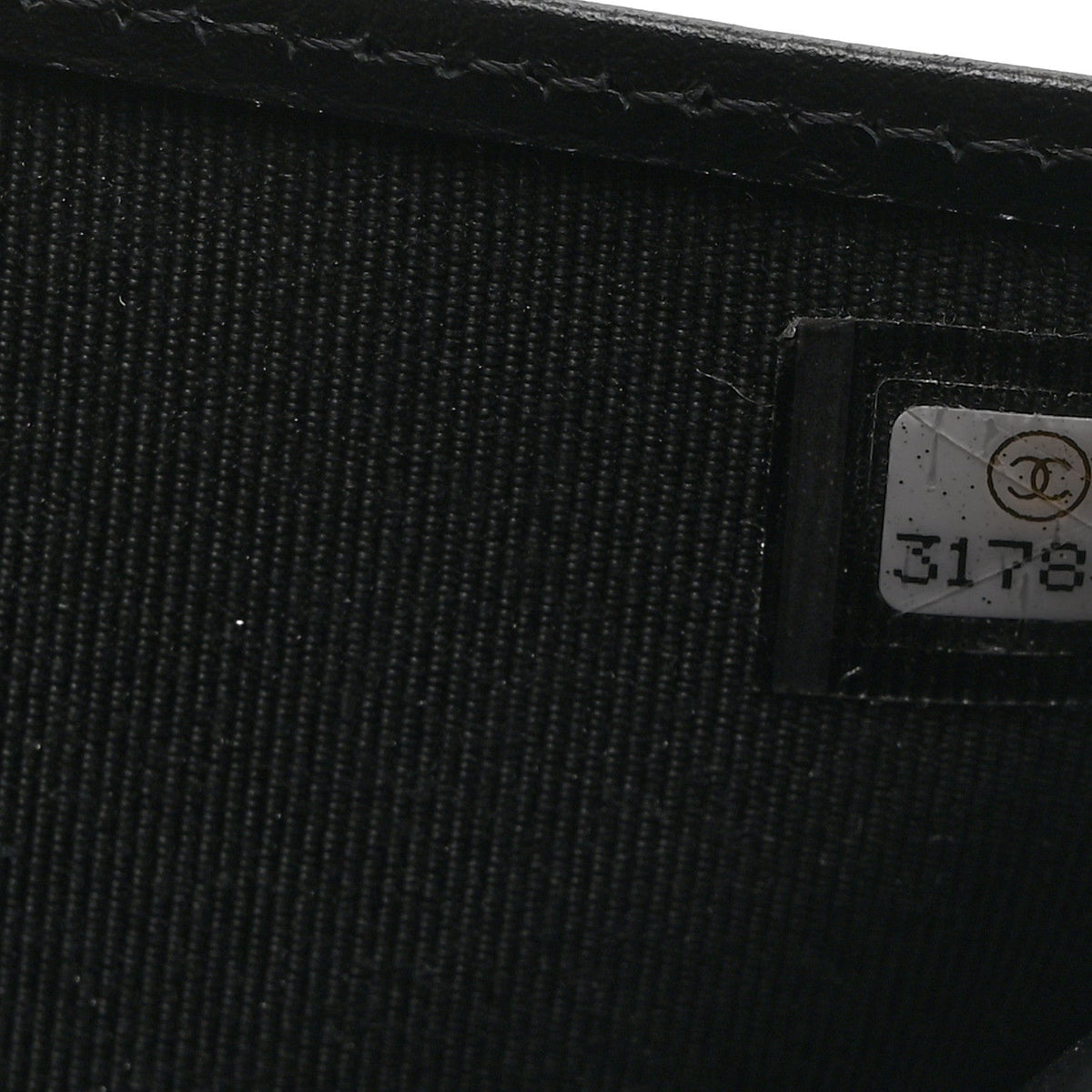 Caviar Quilted Compact Boy Wallet Black