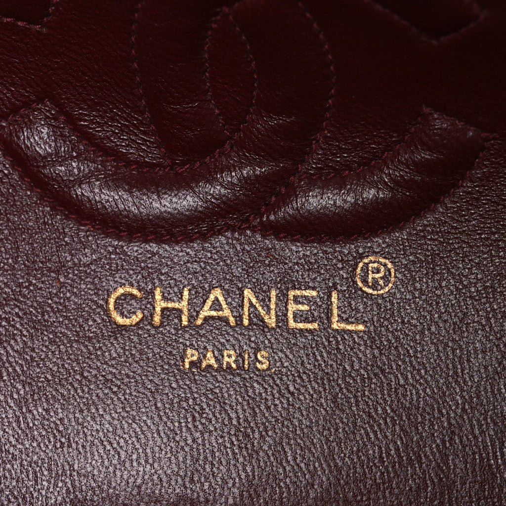 Lambskin Quilted Small Double Flap Black