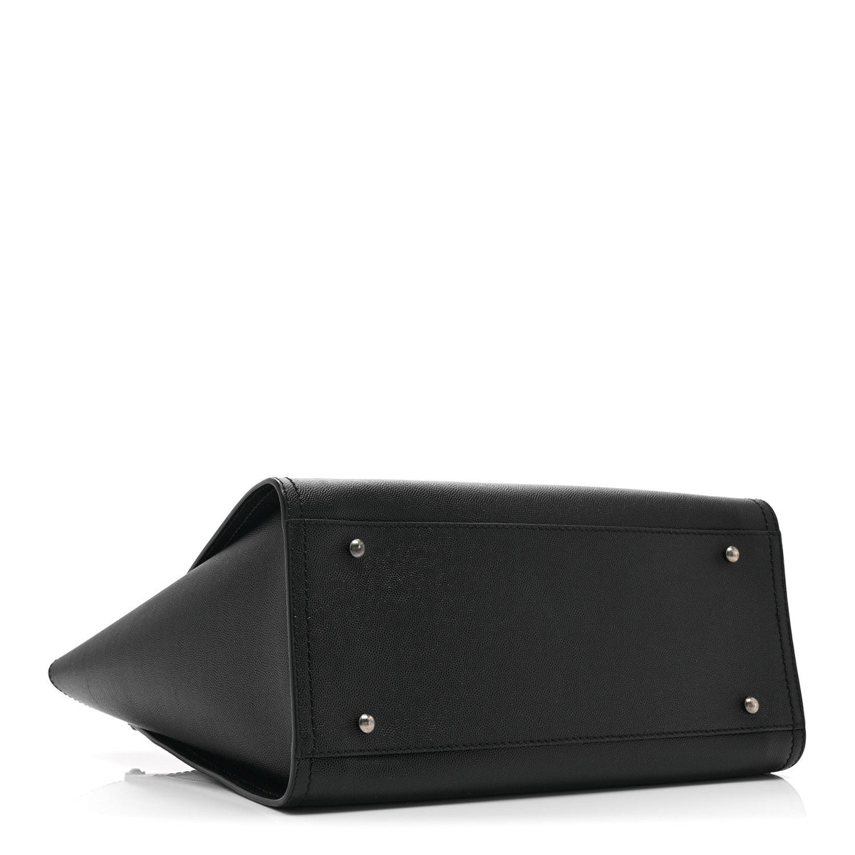 Caviar Small Studded Deauville Tote Black