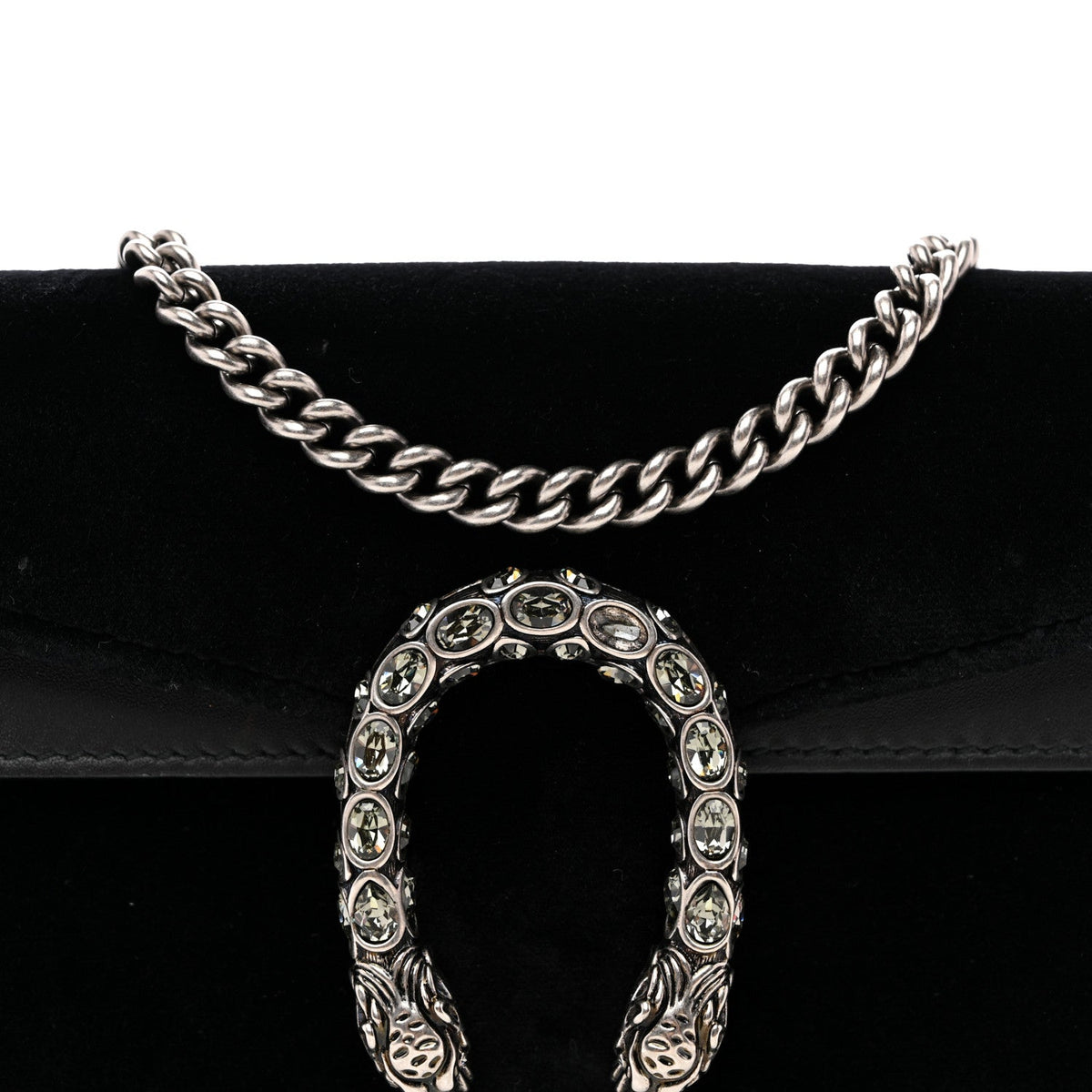 Suede Super Mini Dionysus Shoulder Bag Black