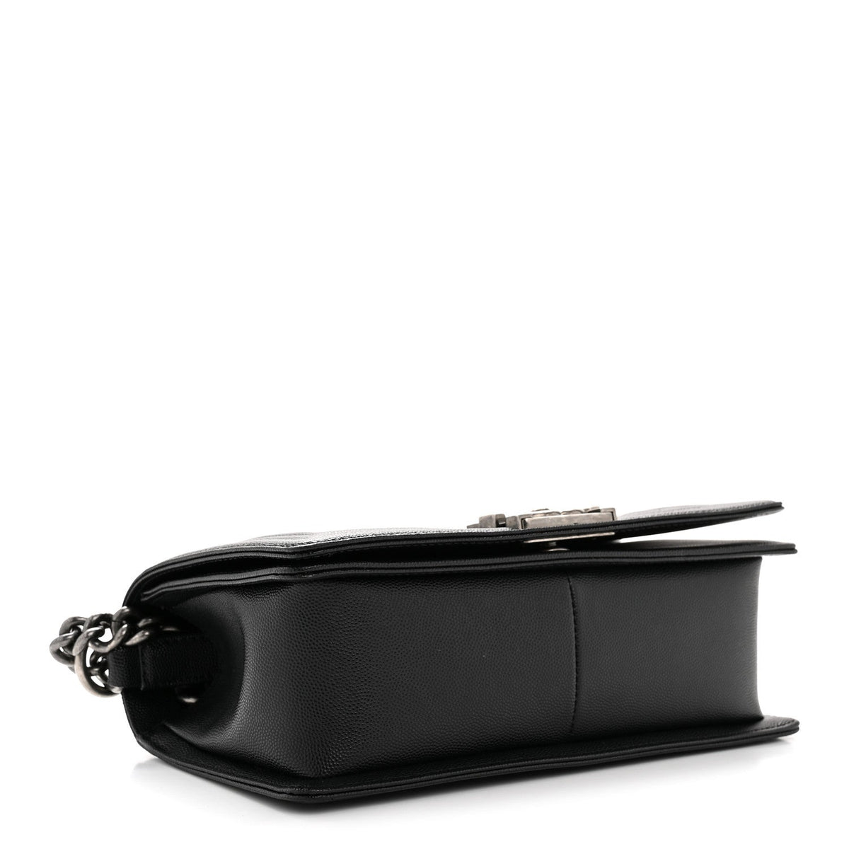 Caviar Quilted Medium Boy Flap Black