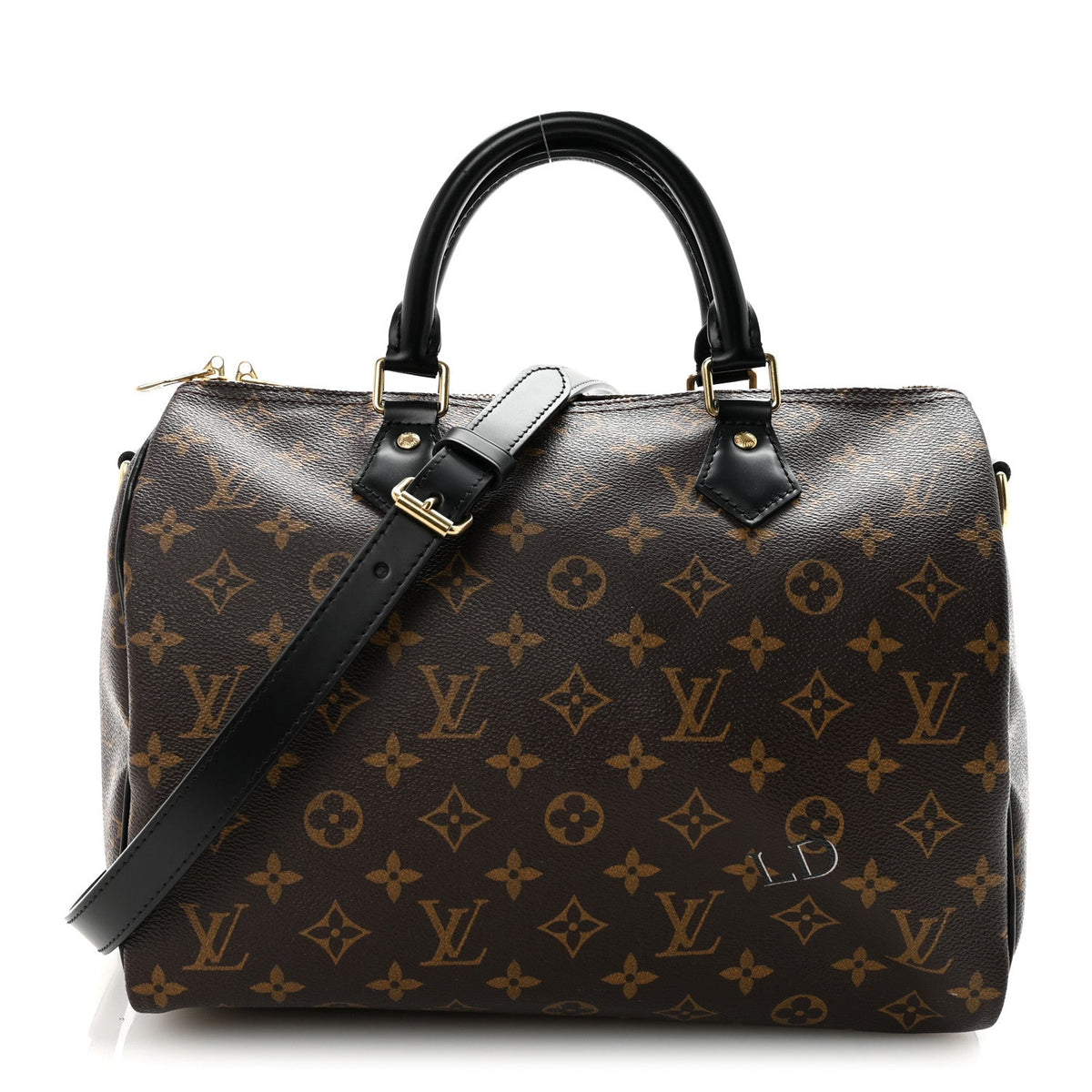 Monogram My World Tour Speedy Bandouliere 30 Black