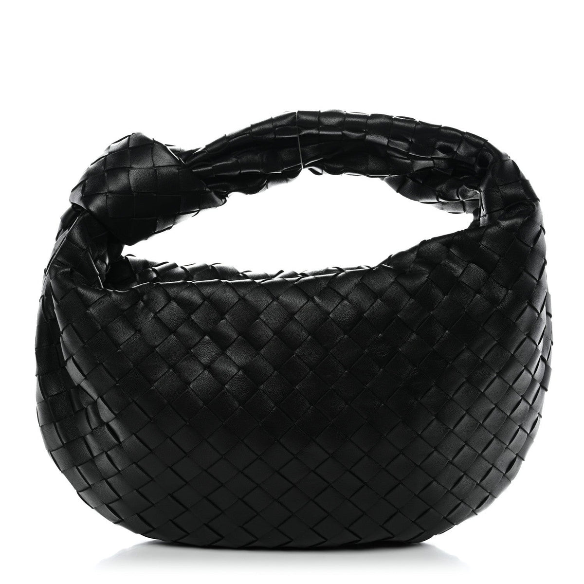 Nappa Intrecciato Teen Jodie Hobo Black
