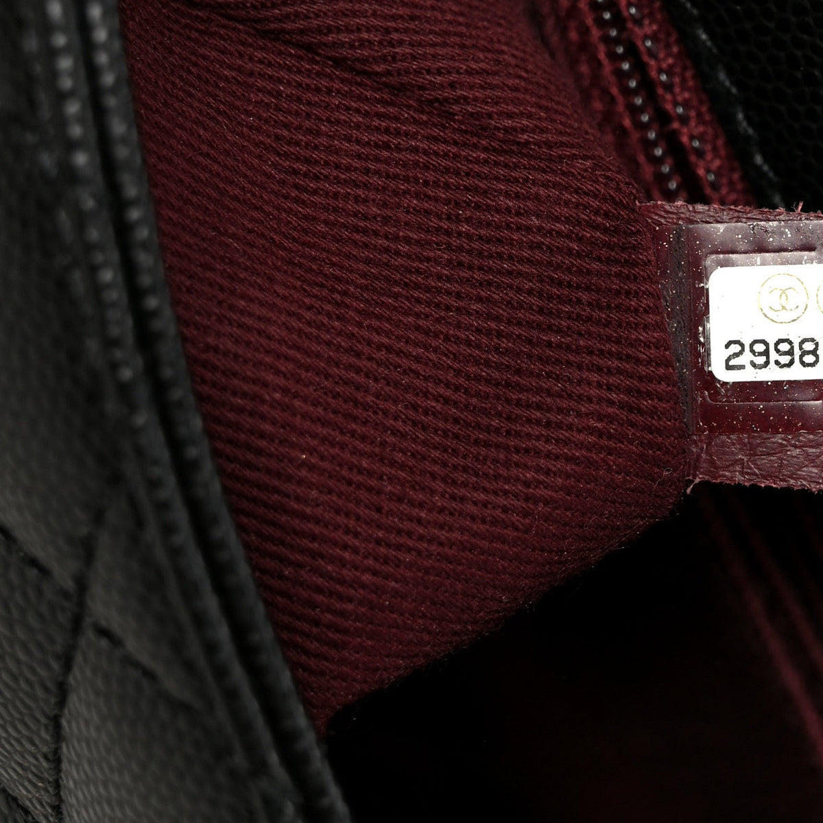 Caviar Quilted Mini Coco Handle Flap Black