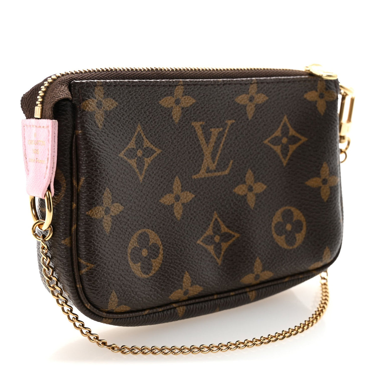 Monogram 2021 Christmas Animation Japanese Garden Mini Pochette Accessories Wisteria Pink