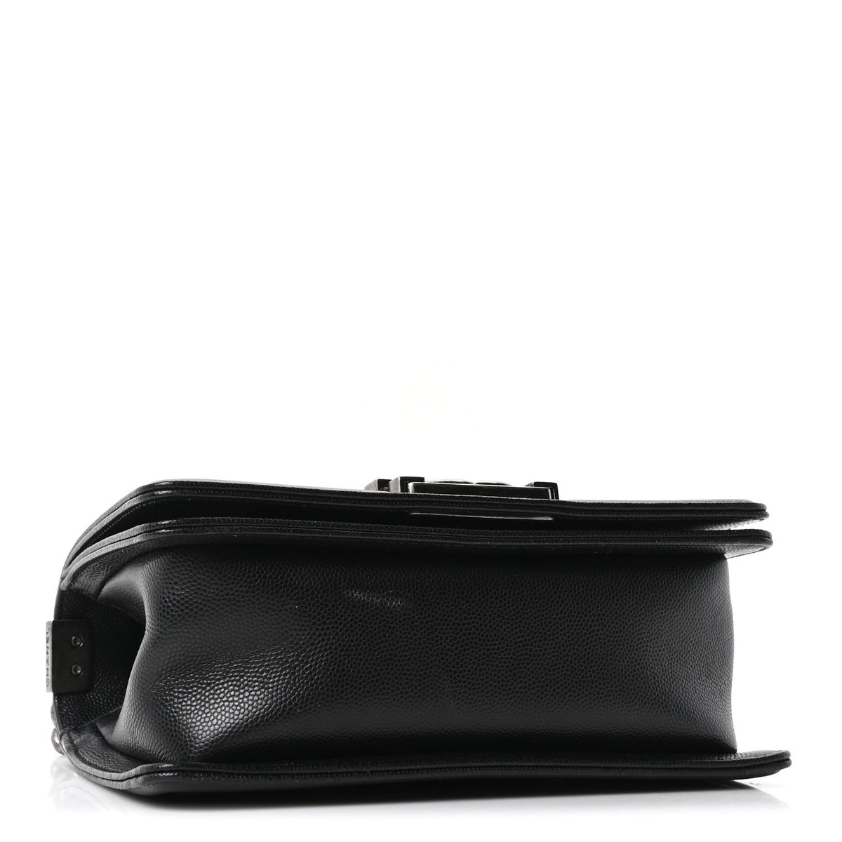 Caviar Quilted Small Boy Flap Black