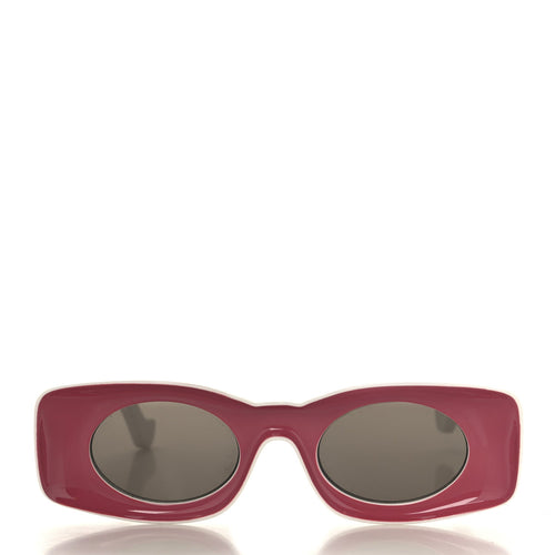 Acetate Sunglasses LW40033I White Pink