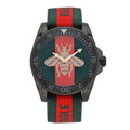 Stainless Steel Nylon 45mm Le Marche Des Merveilles Bee Quartz Watch Green