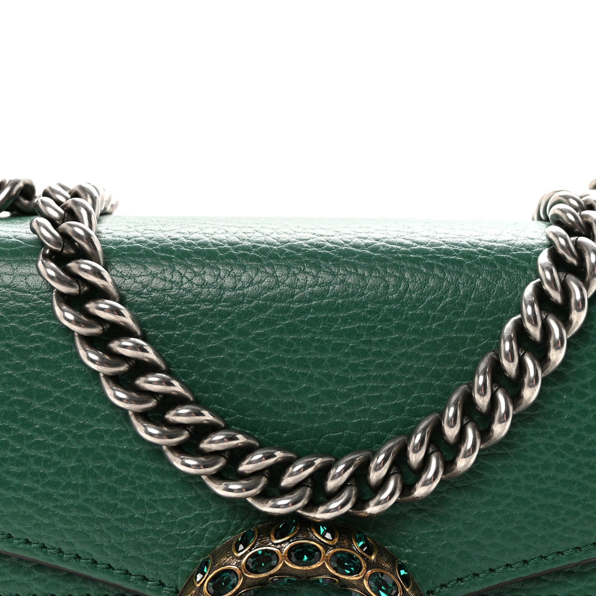 Calfskin Mini Dionysus Shoulder Bag Emerald