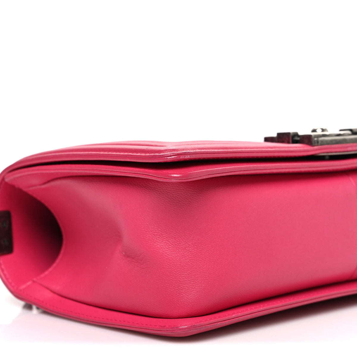 Lambskin Quilted Medium Boy Flap Pink